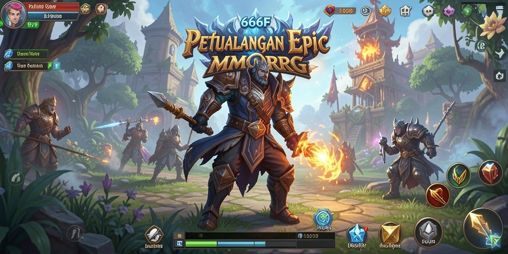 Tampilan gameplay 666F dengan visual menakjubkan dan aksi seru.