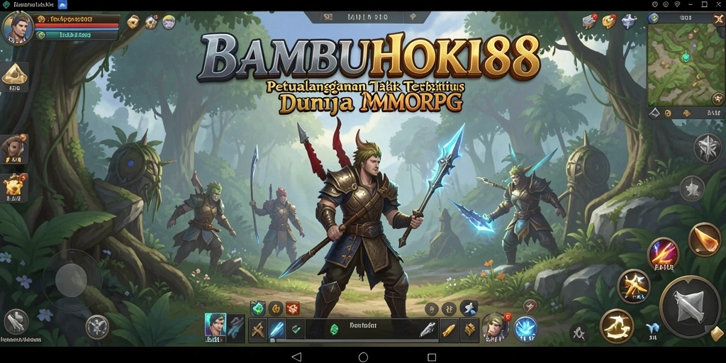 Screenshot gameplay <strong>BAMBUHOKI88</strong> yang menampilkan aksi pertempuran seru.