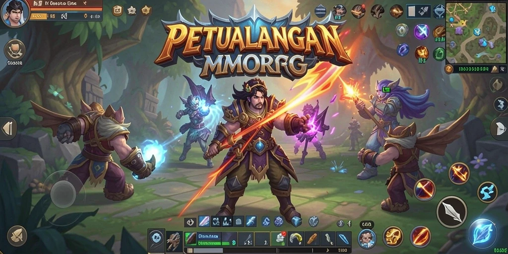 Tampilan gameplay G668 dengan aksi seru di dunia MMORPG.