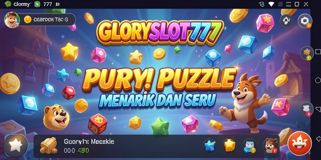Tampilan gameplay seru dari GLORYSLOT777 yang mengasah otak.