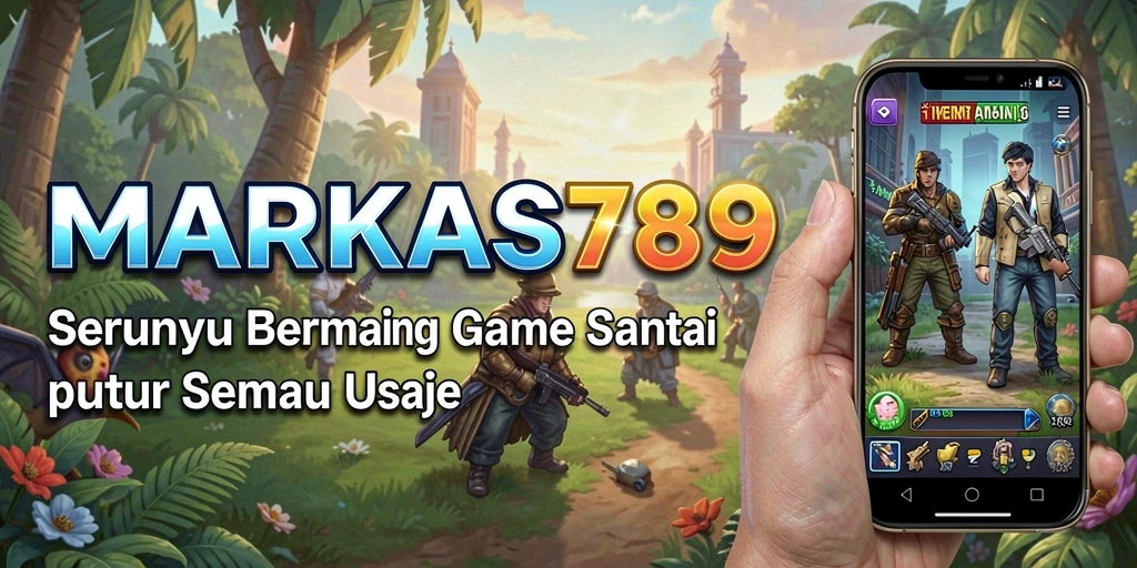 Screenshot gameplay menunjukkan aksi seru dalam MARKAS789.
