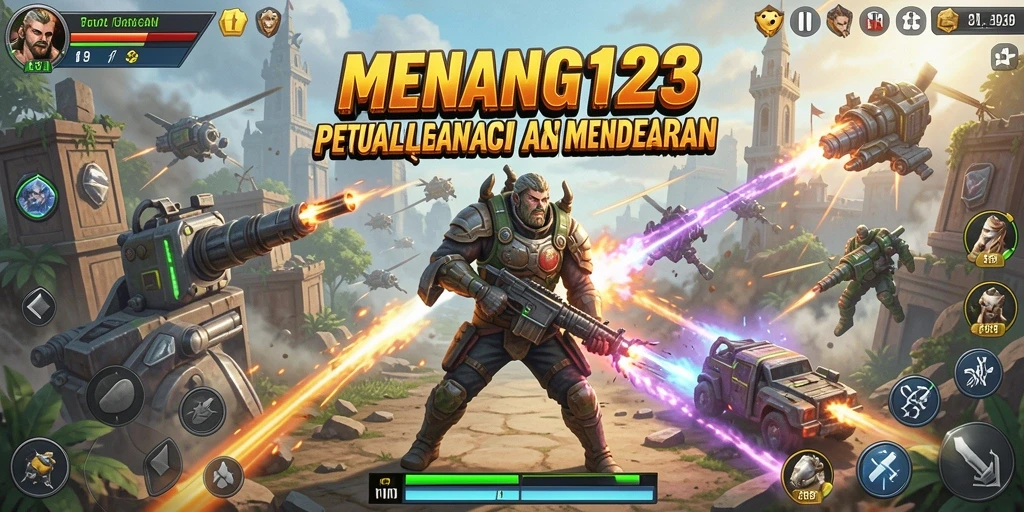 Screenshot MENANG123 menampilkan aksi seru dalam pertempuran menegangkan.