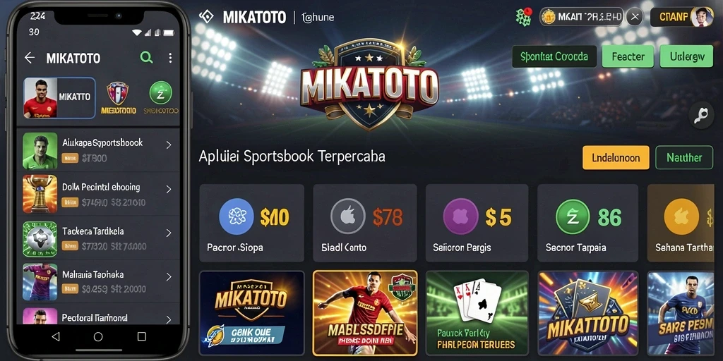 Tampilan gameplay MIKATOTO dengan berbagai pilihan taruhan.