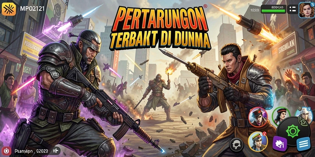 Tampilan dinamis dari pertarungan seru dalam MPO2121.