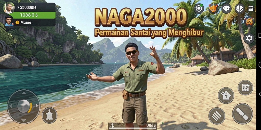 Tampilan permainan <strong>NAGA2000</strong> dengan grafis menarik dan gameplay yang santai.
