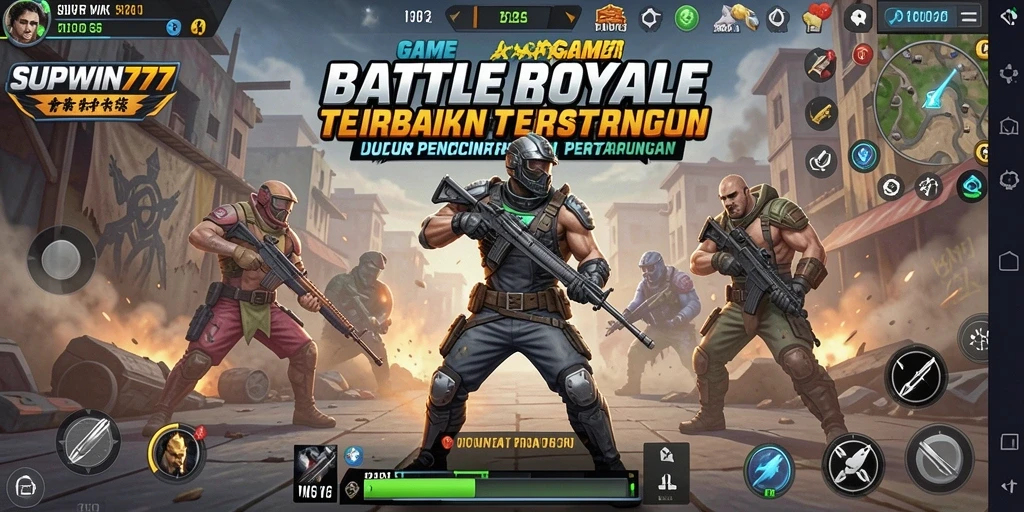 Gameplay Battle Royale yang seru dan mendebarkan di SUPWIN777.