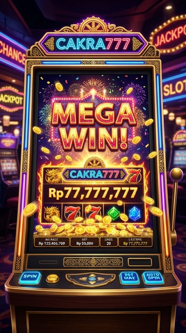 Tampilan utama aplikasi cakra777 yang menarik.